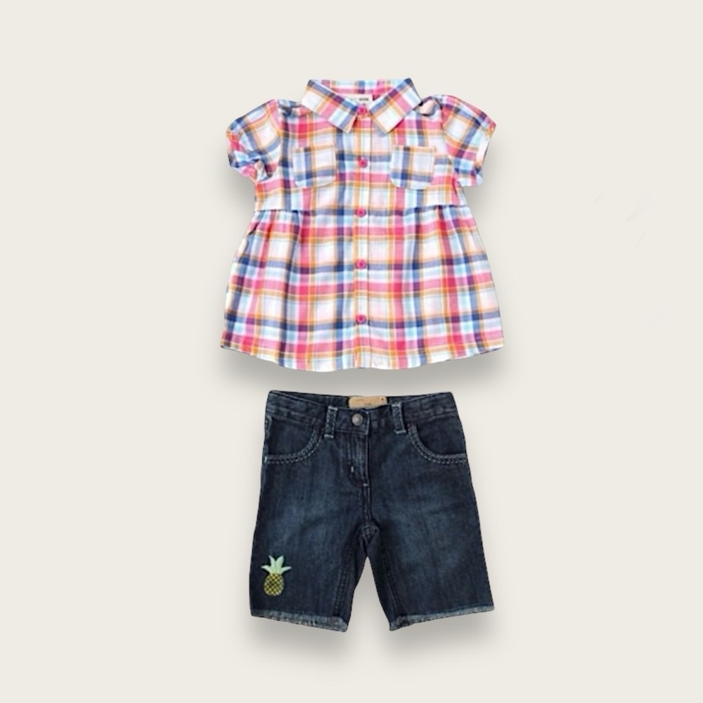2pk Crazy 8 Shirt Shorts Set 3T New